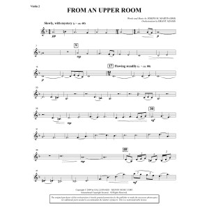 From An Upper Room (from Lenten Sketches) - Violin 2