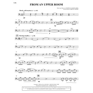 From An Upper Room (from Lenten Sketches) - Cello