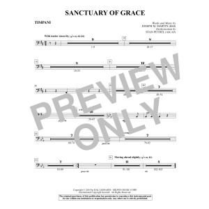 Sanctuary Of Grace (from Sanctuary) - Timpani