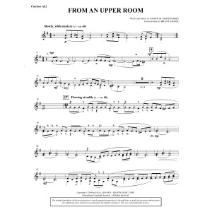 From An Upper Room (from Lenten Sketches) - Bb Clarinet 1 & 2