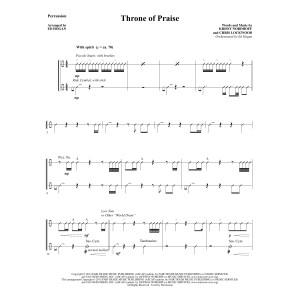Throne of Praise - Percussion