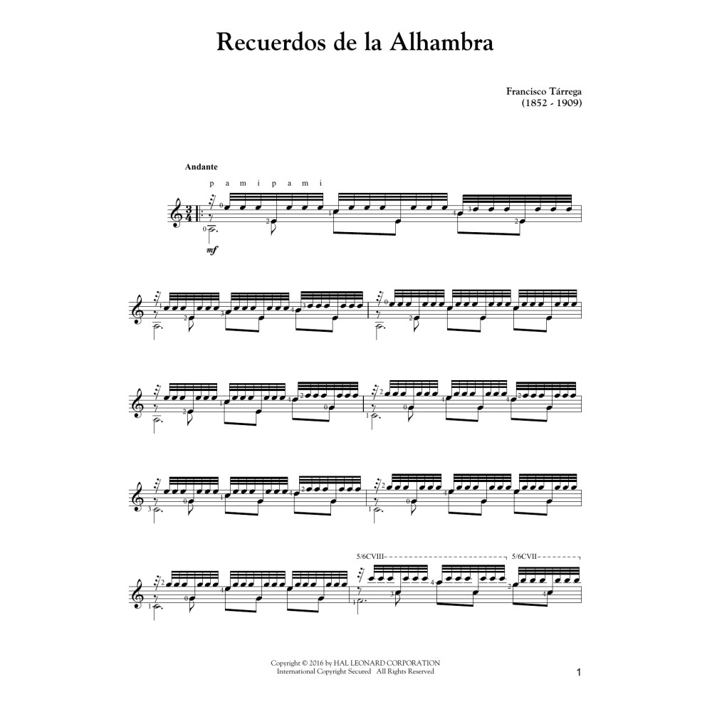 Recuerdos de la Alhambra