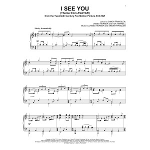 I See You (Theme From Avatar)