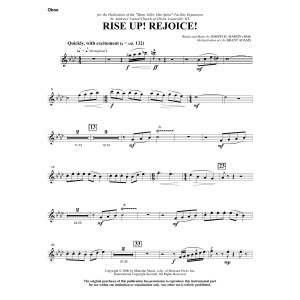 Rise Up! Rejoice! (from Footprints In The Sand) - Oboe