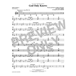 God Only Knows - Percussion 1