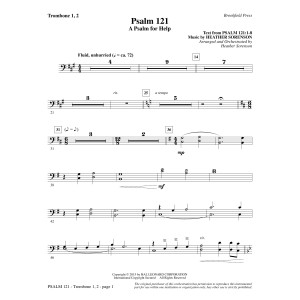 Psalm 121 (A Psalm For Help) - Trombone 1 & 2
