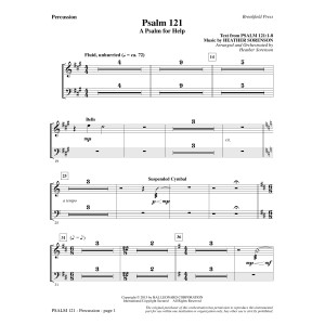 Psalm 121 (A Psalm For Help) - Percussion