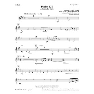 Psalm 121 (A Psalm For Help) - Violin 2