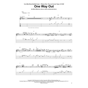 One Way Out