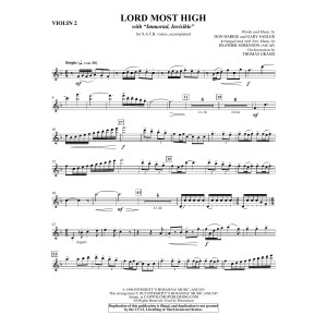 Lord Most High - Violin 2