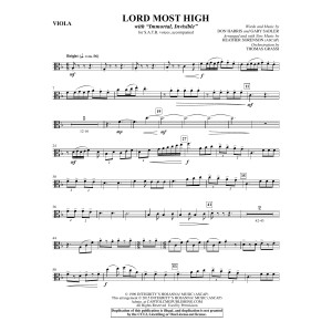 Lord Most High - Viola