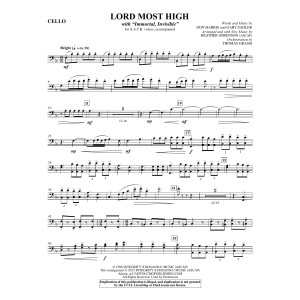 Lord Most High - Cello