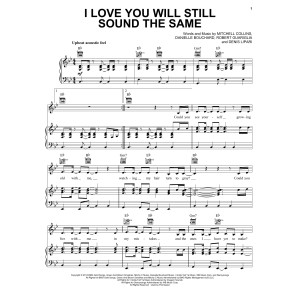 I Love You Will Still Sound The Same