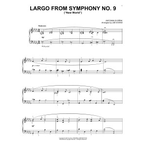 Largo From Symphony No. 9 ("New World") (arr. Lee Evans)