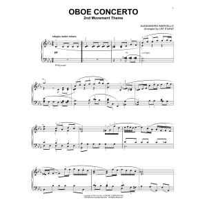 Oboe Concerto In C Minor, 2nd Movement (arr. Lee Evans)