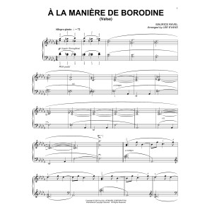 La Manire De Borodine (Valse)