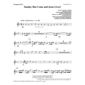 Sunday Has Come and Jesus Lives! - Bb Trumpet 1