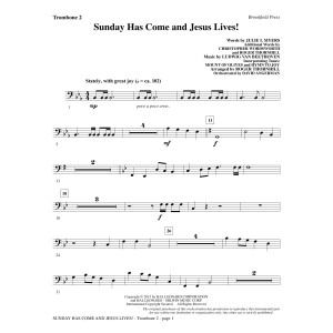 Sunday Has Come and Jesus Lives! - Trombone 2