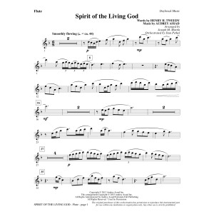 Spirit of the Living God - Flute