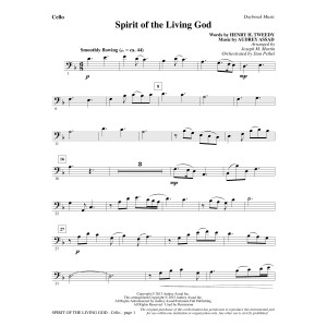 Spirit of the Living God - Cello