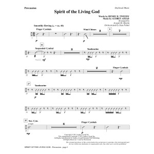 Spirit of the Living God - Percussion