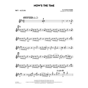 Now's the Time - Part 1 - Eb Alto Sax
