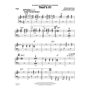 That's It! - Piano