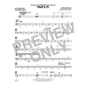 That's It! - Aux Percussion