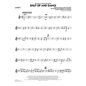 Shut Up and Dance - Bb Clarinet 1