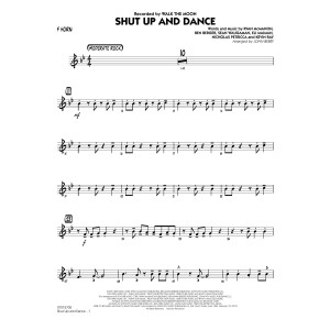 Shut Up and Dance - F Horn