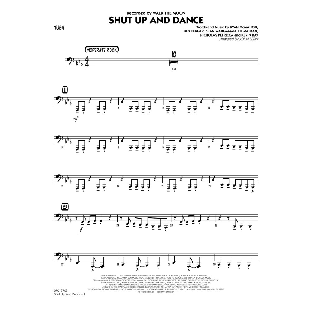 Shut Up and Dance - Tuba