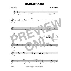 Rattlesnake! - Bb Clarinet