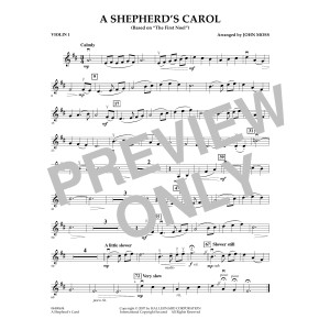 A Shepherd's Carol - Violin 1
