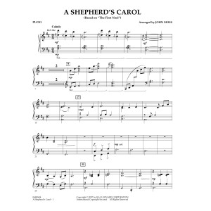 A Shepherd's Carol - Piano