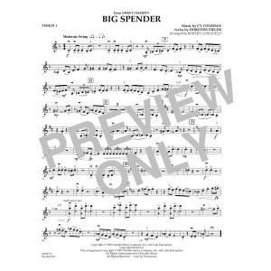 Cy Coleman: Big Spender (Sweet Charity) - Violin 1