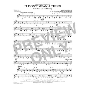 It Don't Mean A Thing - Violin 3 (Viola Treble Clef)