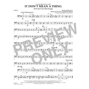 It Don't Mean A Thing - Cello