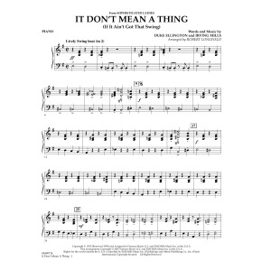 It Don't Mean A Thing - Piano