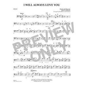 I Will Always Love You - Cello