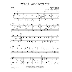 I Will Always Love You - Piano