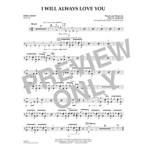 I Will Always Love You - Percussion