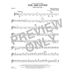 You Are Loved (Don't Give Up) - Violin 2