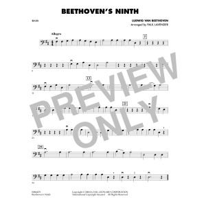 Beethoven's Ninth - String Bass