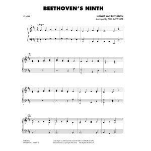 Beethoven's Ninth - Piano
