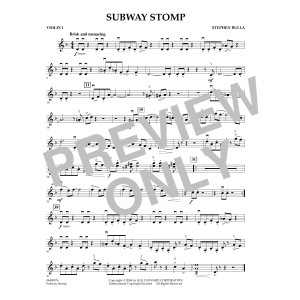 Subway Stomp - Violin 1