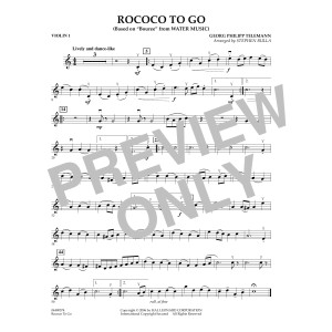 Rococo to Go - Violin 1
