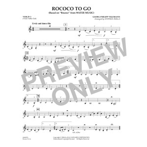 Rococo to Go - Violin 3 (Viola T.C.)