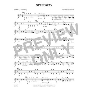 Speedway - Violin 3 (Viola T.C.)