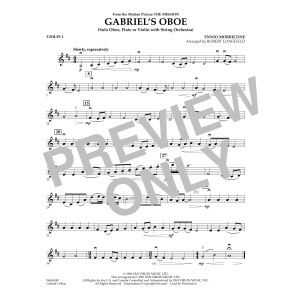 Gabriel's Oboe (from The Mission) - Violin 1
