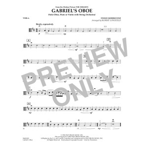 Gabriel's Oboe (from The Mission) - Viola